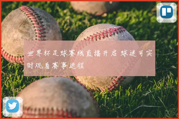 世界杯足球赛线直播开启 球迷可实时观看赛事进程